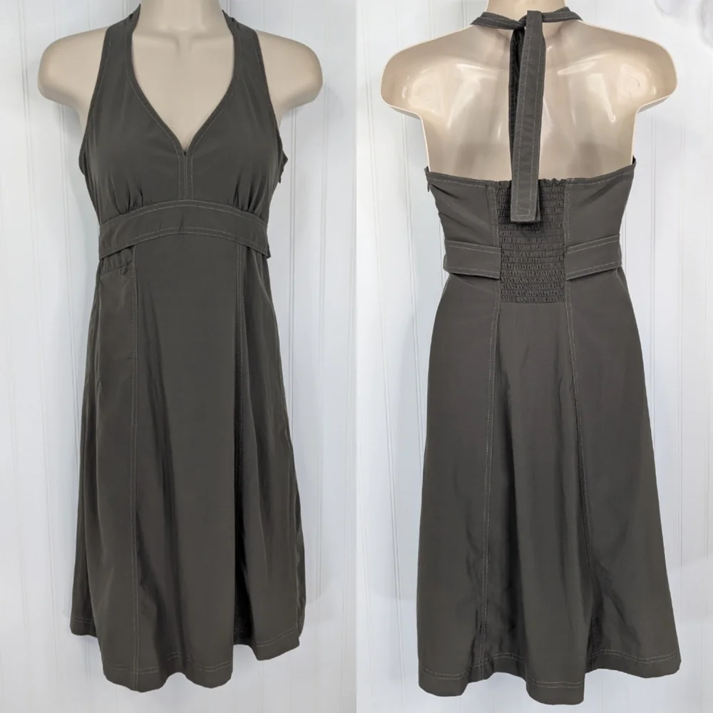 ATHLETA Pack Everywhere Halter Dress Sz XS - Picture 2 of 15